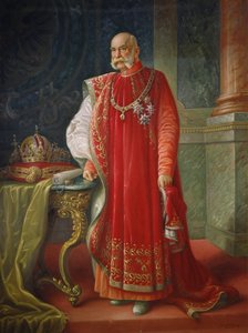 Avusturya Franz Joseph I, 1916 dolayları (tuval üzerine yağlıboya) by Vienna Nedomansky Studio
