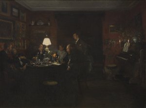 akşam sohbeti by Viggo Johansen