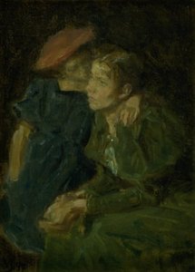 Nanna ve annesi by Viggo Johansen