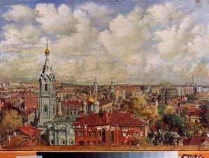 Moscow (Russia) - Tablo Viktor Jakovlevich Yakovlev (1844-?), tuval üzerine yağlıboya, Rus sanatı by Viktor Jakovlevich Yakovlev