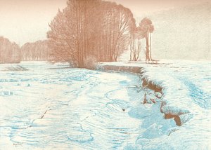 Garam Kıyısında Kış, 1909 by Viktor Matirko