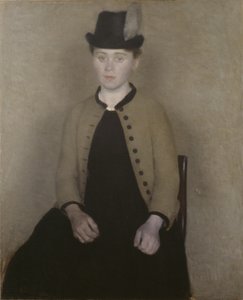 Ida Ilsted, daha sonra Sanatçının Karısı by Vilhelm Hammershøi