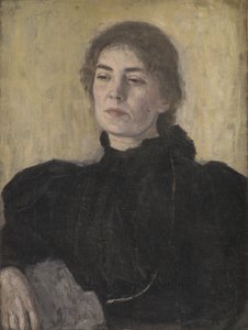 Anne Victoria Sundberg doğumlu Thora Bendix by Vilhelm Hammershøi