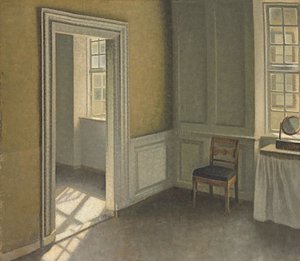 Yatak Odası, Strandgade 30, 1906 by Vilhelm Hammershoi