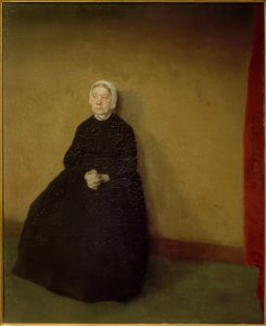 Yaşlı bir kadın by Vilhelm Hammershoi