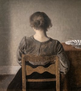 Hvile Repos olarak da bilinir by Vilhelm Hammershoi