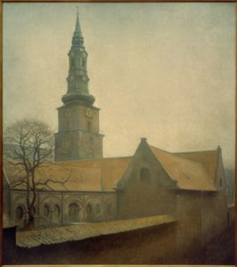Petri Kilisesi by Vilhelm Hammershoi