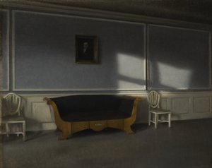 Salonda Güneş Işığı III, c.1905 by Vilhelm Hammershoi