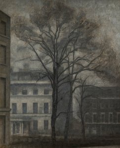 Guilford Street Yahudi Okulu, Londra by Vilhelm Hammershoi
