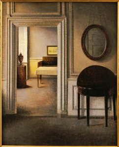 Müzik Odası, 30 Strandgade, c.1907 by Vilhelm Hammershoi