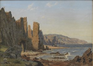 Kayalık Bir Sahil. Ro, Bornholm