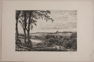 Öğleden sonra manzarası, Zelanda by Vilhelm Kyhn