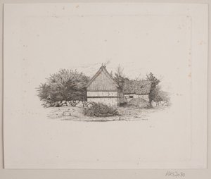bir çiftlik evi by Vilhelm Kyhn