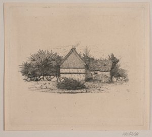 bir çiftlik evi by Vilhelm Kyhn