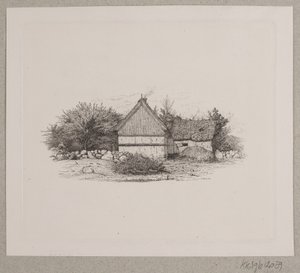 bir çiftlik evi by Vilhelm Kyhn