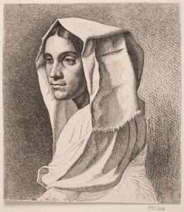 İtalyan köylü kızı by Vilhelm Kyhn