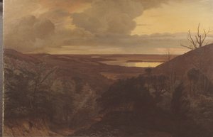 Himmelbjerget, Jutland yakınlarında Geç Akşam by Vilhelm Kyhn