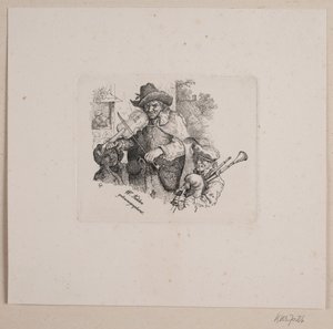 gezgin müzisyenler by Vilhelm Kyhn
