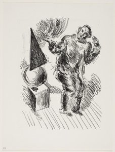 Kübizm gösterisi by Vilhelm Lundstrøm