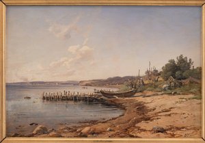 Sesin Yanında Bir Plaj by Vilhelm Petersen