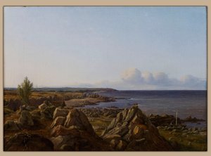 Østerlarsker mahallesinin görünümü by Vilhelm Petersen