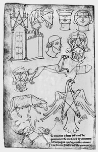 Ms Fr 19093 fol.18v Çeşitli çizimler (faks kopyası)
