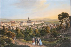 Prag Kalesi Bölgesi Hradcany, c. 1830