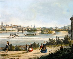Moldava Nehri üzerinde Prag (Vltava), Vincent Morstadt, Çek Cumhuriyeti