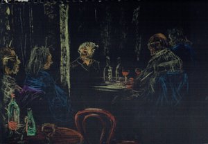 Londra kulübünde seyirci, 2009 by Vincent Alexander Booth