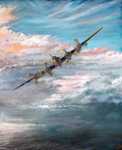B17F Cehennem Melekleri eve uçuyor, 2023 by Vincent Alexander Booth