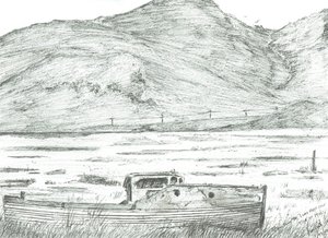 Karada tekne, Mull Adası, 2007 by Vincent Alexander Booth