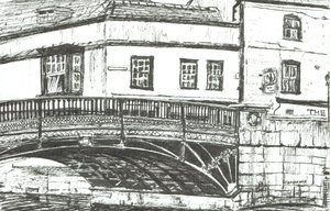 Cambridge, 2008, (Kağıt üzerine mürekkep) by Vincent Alexander Booth