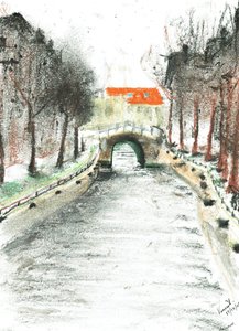Hollanda, kanal manzarası, 2005 by Vincent Alexander Booth