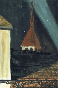 2006 geceleri Laignes Fransa çatı görünümü by Vincent Alexander Booth