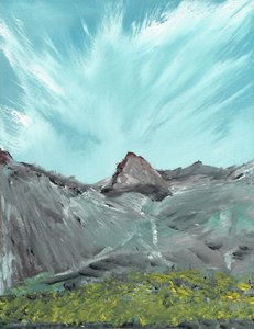 Lakeland Hills, 2010, (tuval üzerine akrilik) by Vincent Alexander Booth