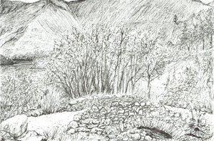 Göller bölgesindeki eski taş köprü, 2005 by Vincent Alexander Booth