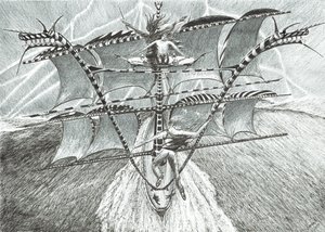 Storm Creators Bellingshausen Sea, 2017, (Kağıt Üzerine Mürekkep) by Vincent Alexander Booth