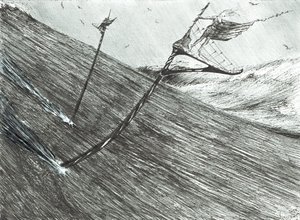 Storm Creators Karadeniz, 2017, (Kağıt Üzerine Mürekkep) by Vincent Alexander Booth