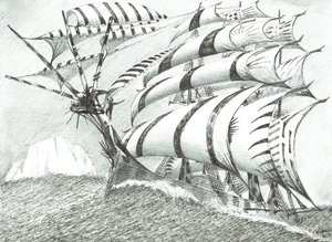 Storm Creators Cosmonots Sea, 2017, (Kağıt Üzerine Mürekkep) by Vincent Alexander Booth