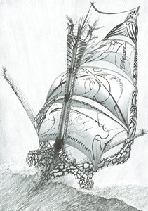 Storm Creators Sibuyan Sea, 2017, (Kağıt Üzerine Mürekkep) by Vincent Alexander Booth