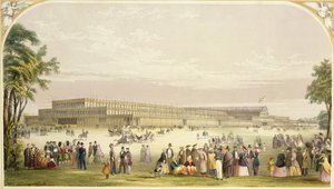 Büyük Sergi, 1851: Mimar Joseph Paxton tarafından tasarlanan binanın görünümü