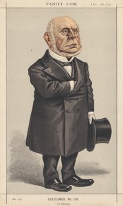 Vanity Fair: Devlet Adamı, No. 126 An Arbitrator, 1872. by Vincent Brooks Day and Son