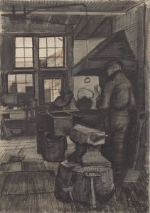 Forge, 1882. by Vincent van Gogh