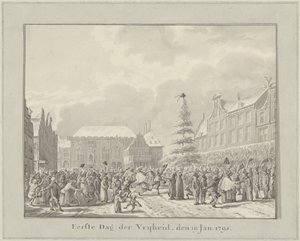 Haarlem Devrimi, 19 Ocak 1795 Özgürlüğün İlk Günü, 19 Ocak. 1791 (nesne üzerindeki başlık)