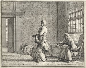 Bir iç terzi by Vincent Laurensz. van der Vinne (II)