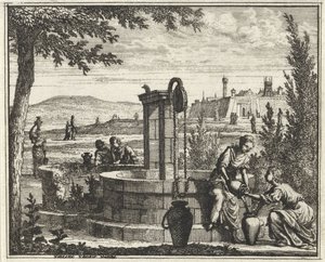 Kadınlar bir kuyuda by Vincent Laurensz. van der Vinne (II)