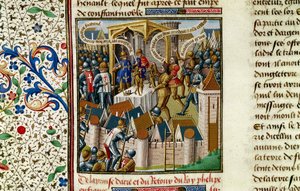 Akka'nın Ele Geçirilmesi, c1191, 15. yüzyıl by Vincent of Beauvais