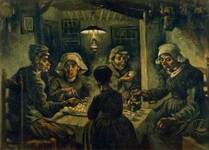 patates yiyiciler by Vincent van Gogh