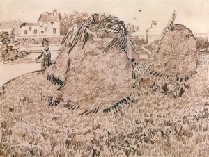 saman yığını by Vincent van Gogh