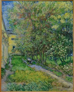 Saint-Paul hastanesinin bahçesi by Vincent van Gogh